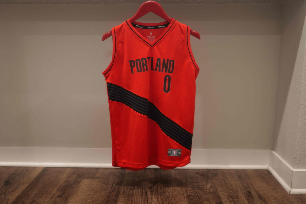 Fanatics Youth Jersey Damian Lillard Red Portland Trailblazer Sleeveless Size XL